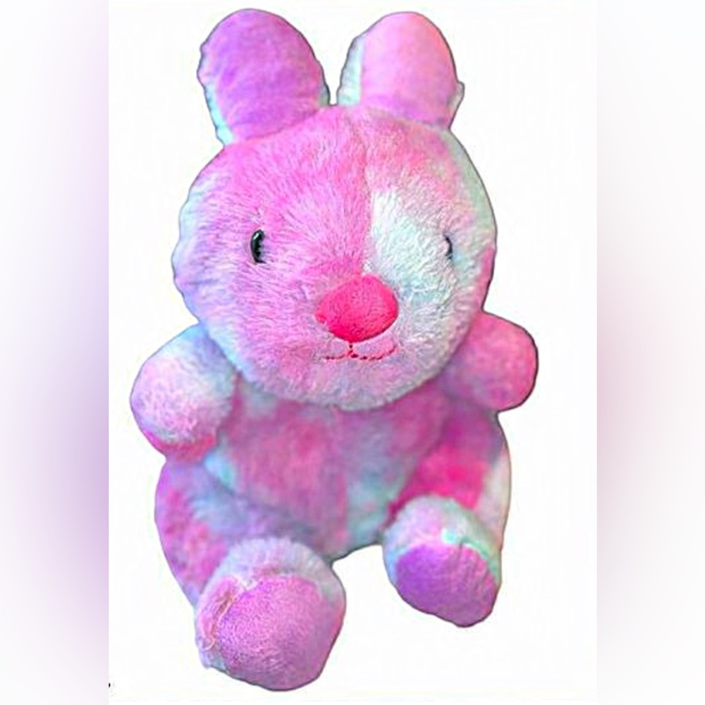 Animal Adventure 2019 Blue & Purple Tie Dyed BUNNY Rabbit plush stuff animal